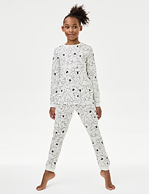 Pure Cotton Koala Pyjamas (7-14 Yrs)