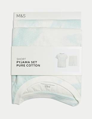 Pure Cotton Printed Short Pyjamas (1-16 Yrs)