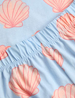 Kids' Pure Cotton Shell Short Pyjamas (1-16 Yrs)