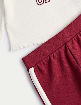 Cotton Rich Velour Graphic Pyjamas (1-16 Yrs)