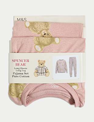Pure Cotton Spencer Bear™ Pyjamas (1-16 Yrs)