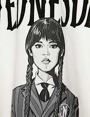 Kids' Pure Cotton Wednesday™ Pyjama Set (6-16 Yrs)