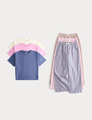 3 Pack Check Pyjama Set (6-16 Yrs)