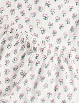 Pure Cotton Floral Print Pyjamas (6-16 Yrs)