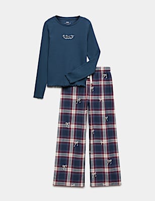 Cotton Rich Checked Pyjamas (6-16 Yrs)