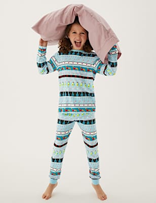 Pure Cotton Fair Isle Pyjamas (6-16 Yrs)