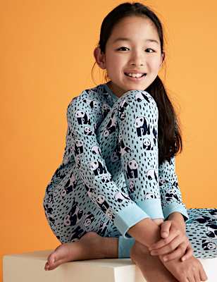 Panda Print Pyjama Set (7-16 Yrs)