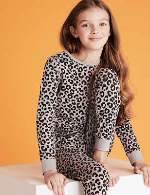 Cotton Leopard Pyjama Set (7-16 Yrs)
