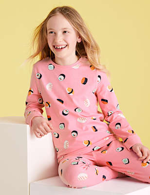 Cotton Sushi Pyjama Set (7-16 Yrs)