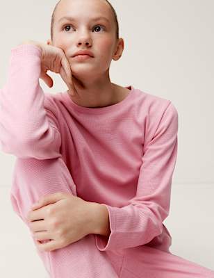 Pure Cotton Waffle Pyjamas (1-16 Yrs)