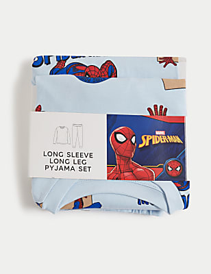 Pure Cotton Spider-Man&trade; Pyjamas (2-8 Yrs)
