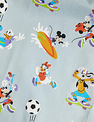Pure Cotton Mickey Mouse&trade; Pyjamas (1-8 Yrs)
