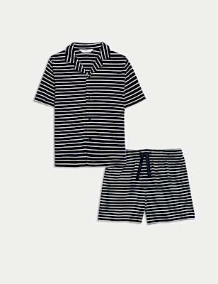 Cotton Rich Striped Pyjamas (1-16 Yrs)