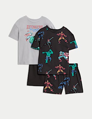 2pk Avengers™ Pyjama Sets (1-12 Yrs)