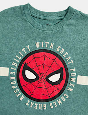 Pure Cotton Spider-Man™ Pyjamas (1-8 Yrs)
