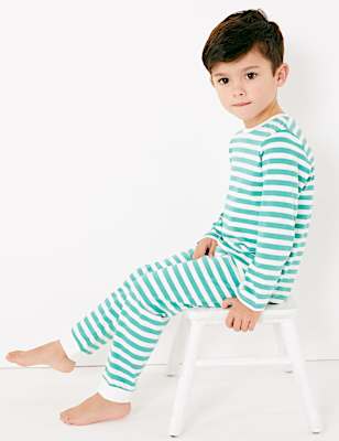 3 Pack Cotton Striped Pyjama Sets (1-7 Yrs)