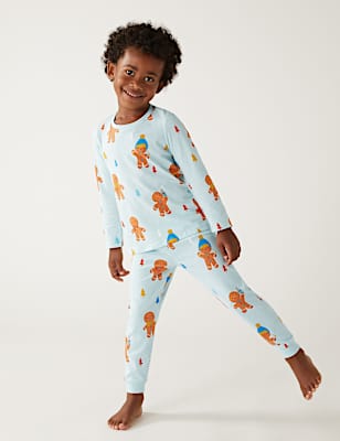 Pure Cotton Gingerbread Man Pyjamas