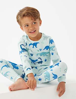 Cotton Rich Dinosaur Pyjamas (1-7 Yrs)
