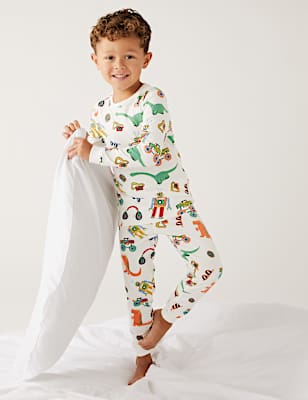 Cotton Rich Patterned Pyjamas (12 Mths - 8 Yrs)