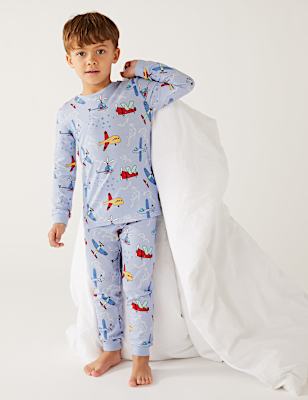 Cotton Rich Transport Pyjamas (1-8 Yrs)