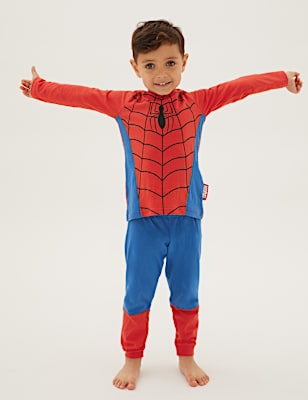 Spider-Man&trade; Pure Cotton Pyjamas (2-8 Yrs)