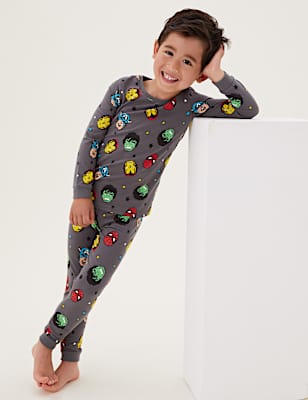 Marvel™ Cotton Pyjamas (3-12 Yrs)