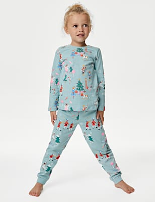 Pure Cotton Nutcracker Christmas Pyjamas (1-8 Yrs)