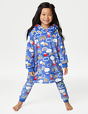 Peppa Pig™ Oversized Fleece Hoodie (3-8 Yrs)