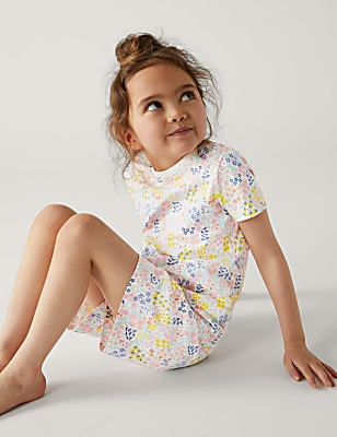 Cotton Rich Floral Short Pyjama Set