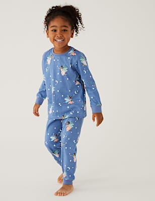 Pure Cotton Glow In The Dark Fairy Pyjamas (1-8 Yrs)