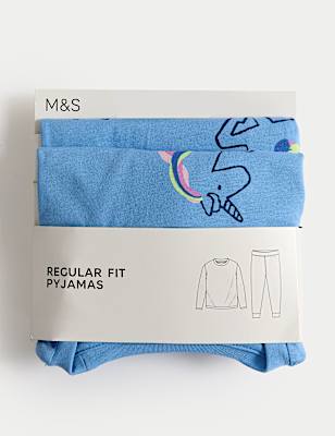 Pure Cotton Unicorn Pyjamas (1-8 Yrs)