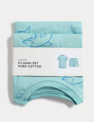 Pure Cotton Animal Pyjama Set (1-8 Yrs)