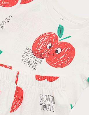 Pure Cotton Apple Pyjamas (1-8 Yrs)