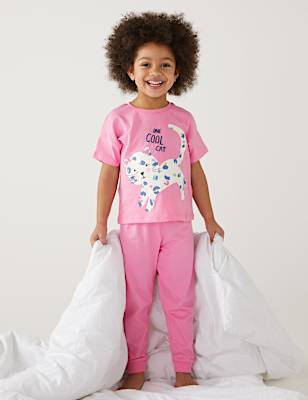 3pk Pure Cotton Leopard Pyjama Sets
