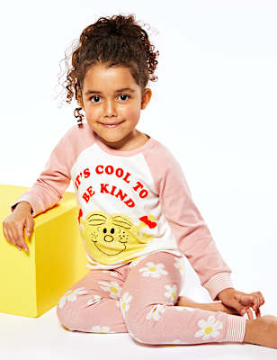 Pure Cotton Little Miss&trade; Pyjama Set (1-7 Yrs)