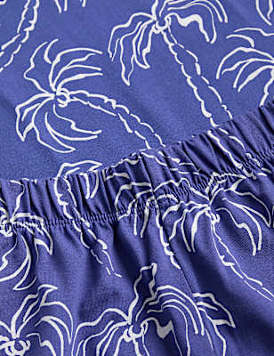 Kids' Palm Tree Graphic Short Pyjamas (1-16 Yrs)