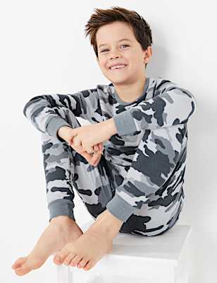Cotton Camouflage Pyjama Set (7-16 Yrs)