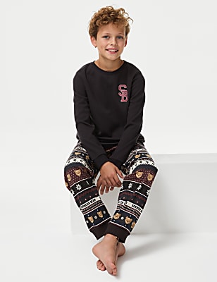 Cotton Blend Spencer Bear&trade; Pyjamas (1-16 Yrs)