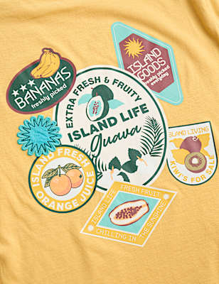 Graphic Striped Short Pyjamas (6-16 Yrs)