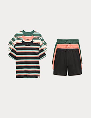 3 Pack Pure Cotton Pyjama Sets (6-16 Yrs)