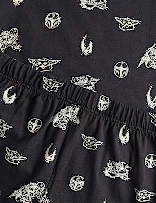 Pure Cotton Disney Mandalorian&trade; Short Pyjamas (6-16 Yrs)