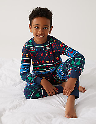 Pure Cotton Fair Isle Gamer Pyjamas