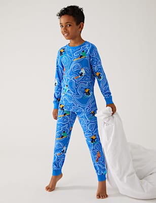 Pure Cotton Snowboard Pyjamas