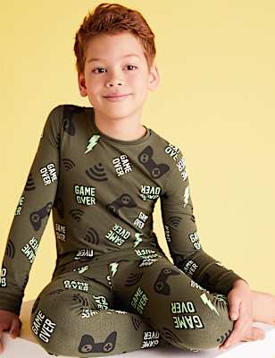 Cotton Gaming Pyjama Set (7-16 Yrs)
