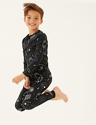 Cotton Rich Gaming Print Pyjamas (7-16 Yrs)