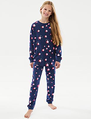 Pure Cotton Star Pyjamas (1-16 Yrs)