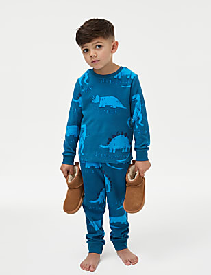 Fleece Dinosaur Pyjamas (1-8 Yrs)