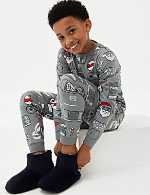Cotton Rich Santa Gaming Pyjamas (1-16 Yrs)