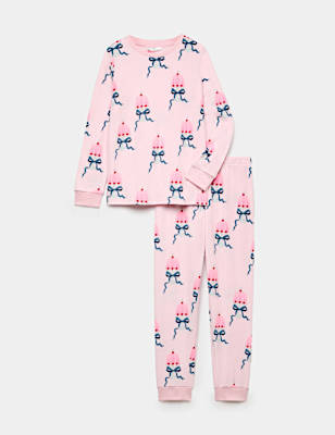Graphic Fleece Pyjama Set