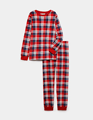 Checked Fleece Pyjama Set